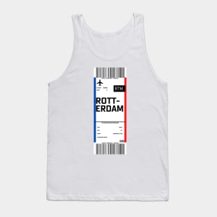 Boarding pass for Rotterdam Tank Top